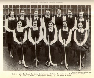 Hockey Ladies Team 1936-37